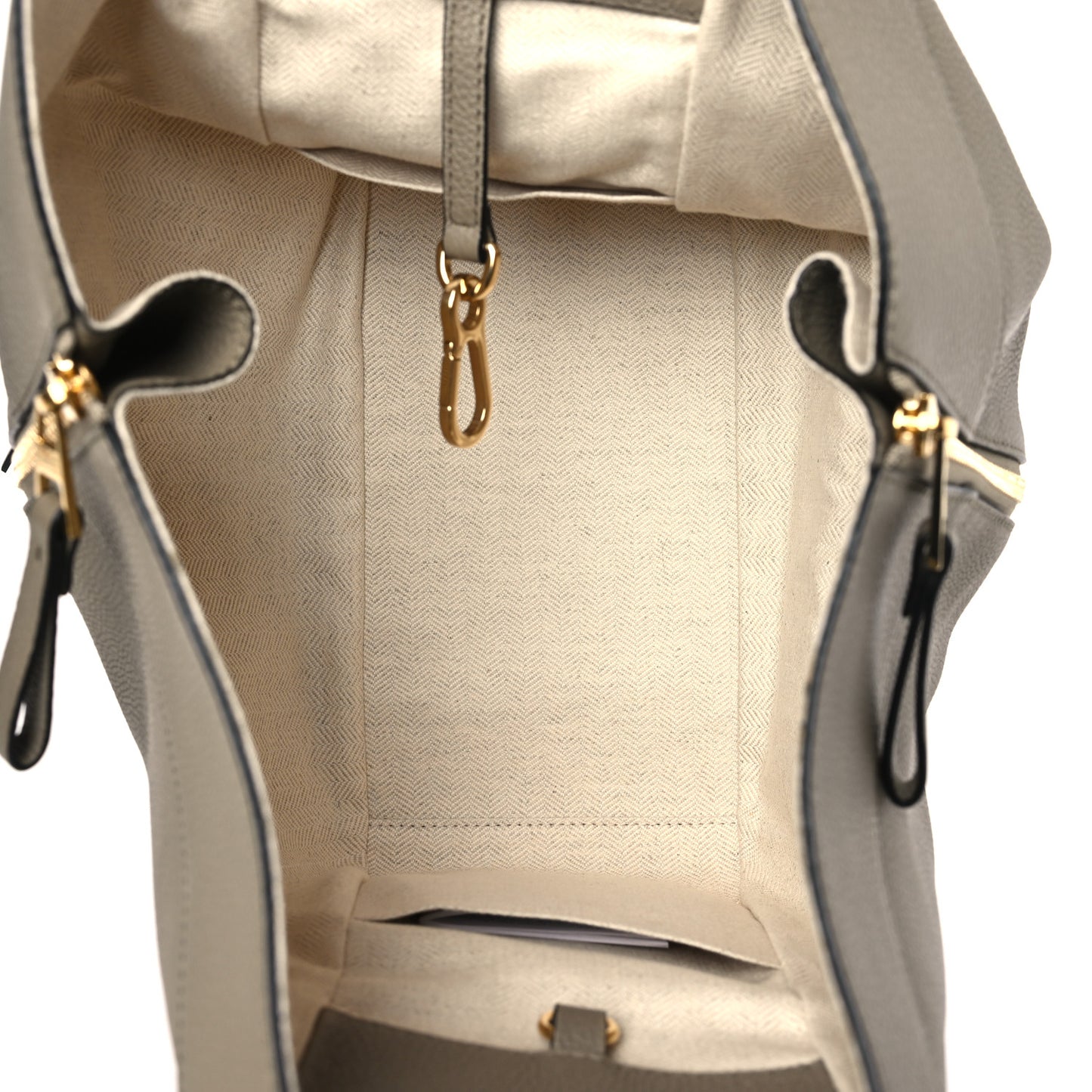 Calfskin Small Hammock Shoulder Bag Grey