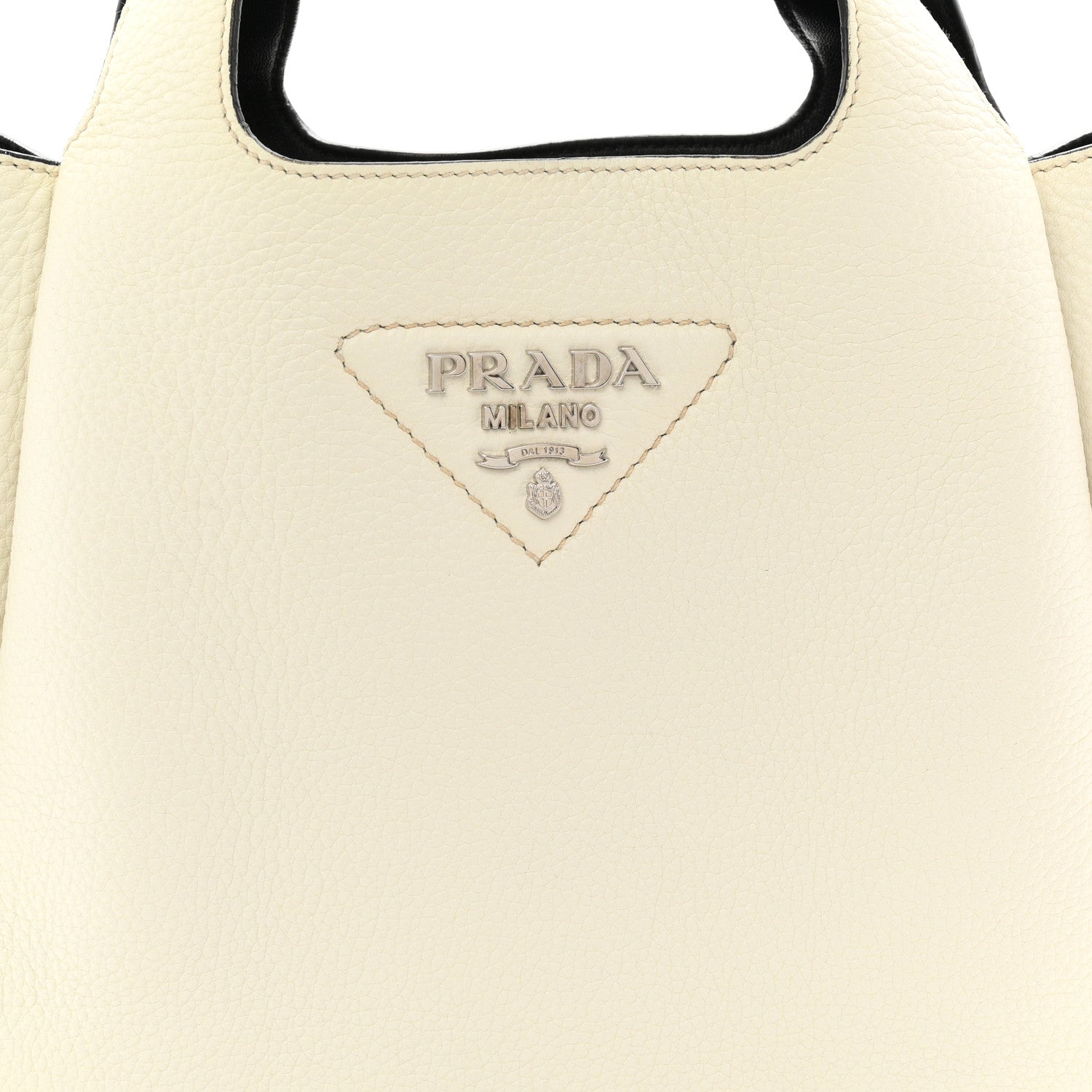 Prada Vitello Daino Soft Dynamique Hobo Talco Black 8 of 10