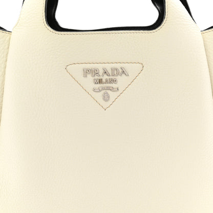 Prada Vitello Daino Soft Dynamique Hobo Talco Black 8 of 10