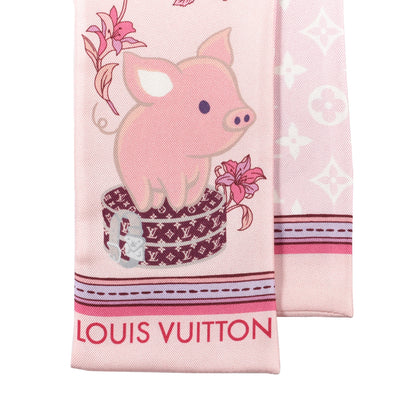 Louis Vuitton Silk Monogram Superstition Bandeau Rose Clair 2 of 3