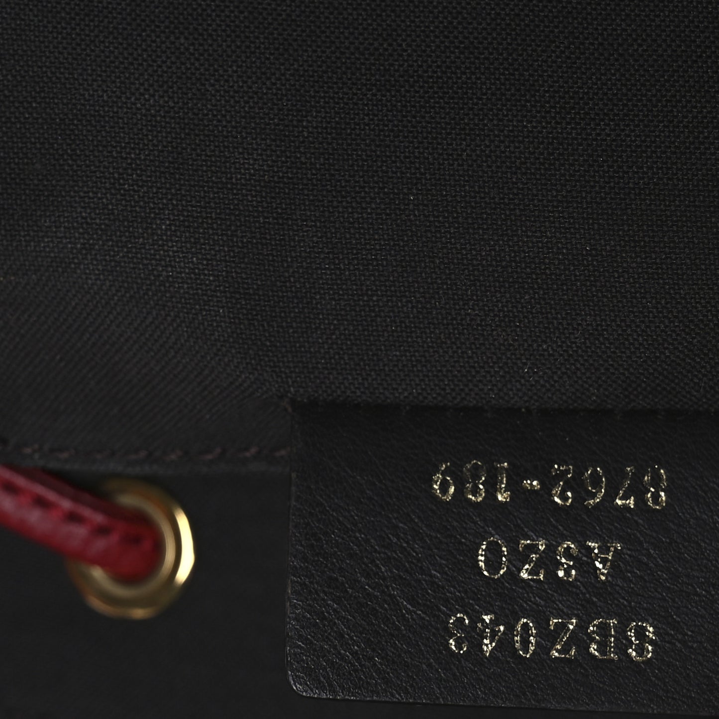 Vitello Cruise Bi-Color FF 1974 Embossed F is Fendi Drawstring Backpack Black Fragola Maya
