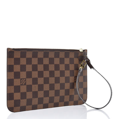 Louis Vuitton Damier Ebene Neverfull MM GM Pochette 3 of 8