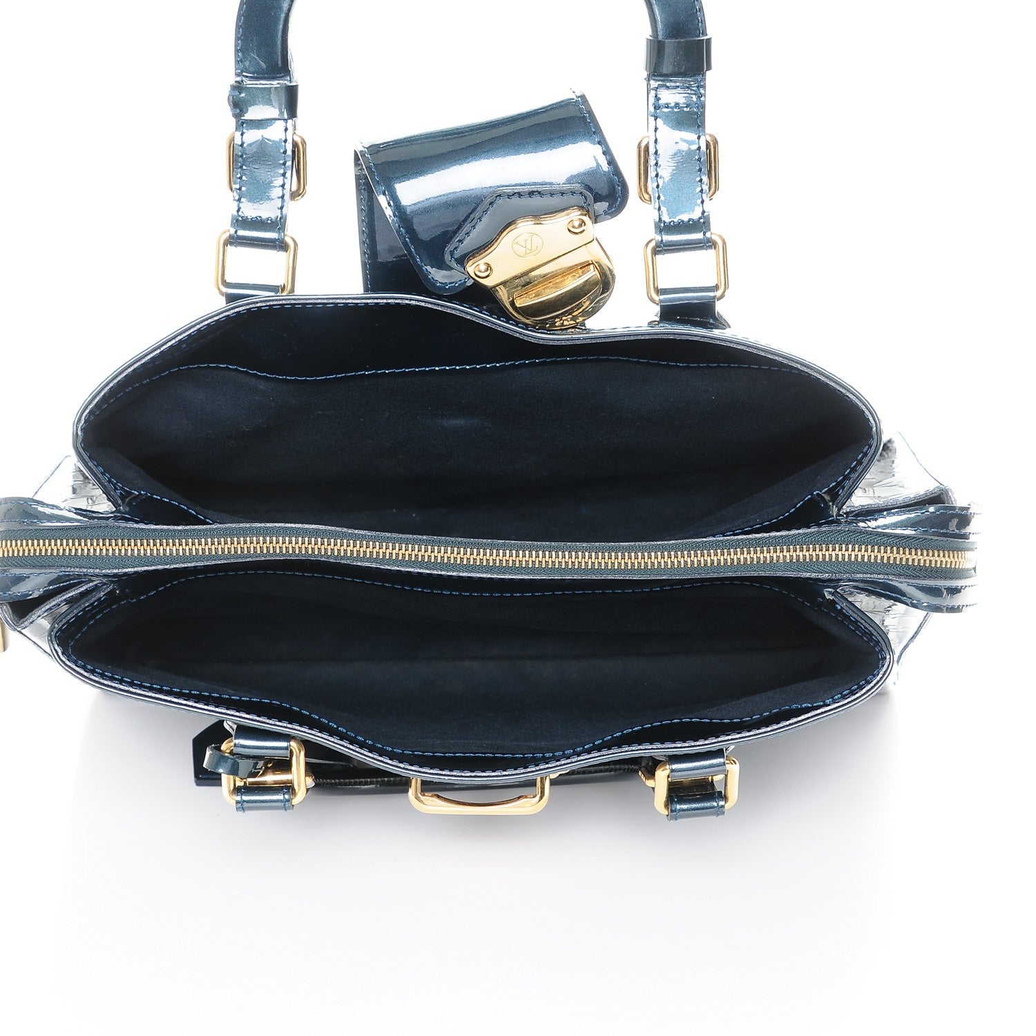 Louis Vuitton Vernis Melrose Avenue Blue Nuit 5 of 6