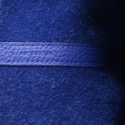 Hermes Taurillon Clemence Picotin Lock 22 MM Bleu Electrique 7 of 10