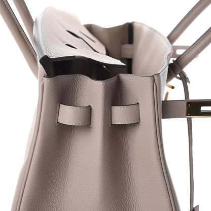 Hermes Togo Birkin 35 Gris Tourterelle 18 of 34