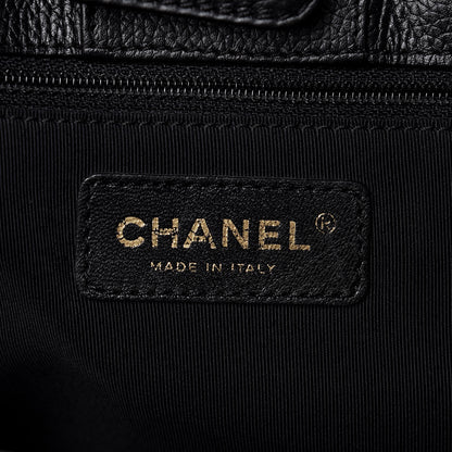 Chanel Calfskin Cerf Executive Shopper Tote Black 5 of 18