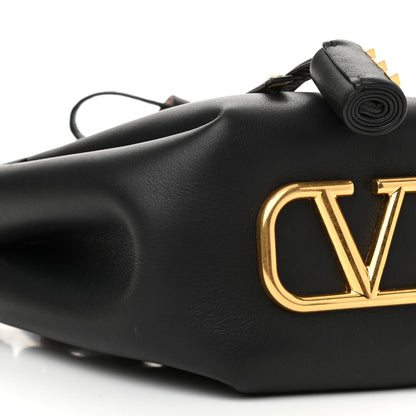 Valentino Garavani Vitello Ayers VLogo Bucket Bag Black 7 of 8