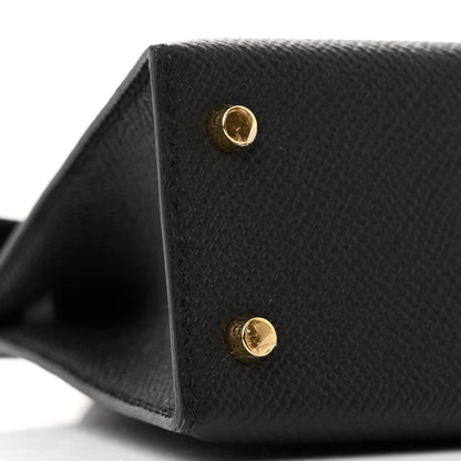 Hermes Epsom Mini Kelly Sellier 20 Black 9 of 11