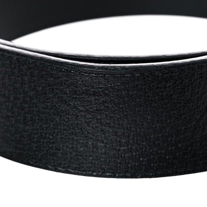 Gucci Textured Calfskin Double G 40mm Belt 90 36 Black 6 of 8