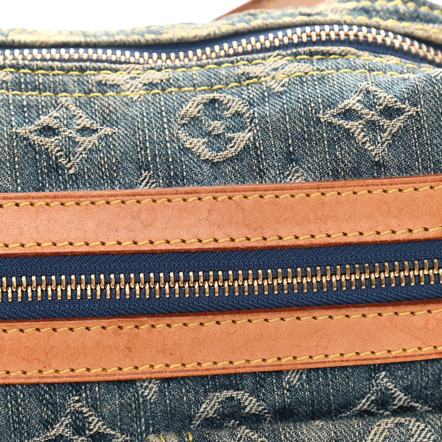 Monogram Denim Baggy PM Blue
