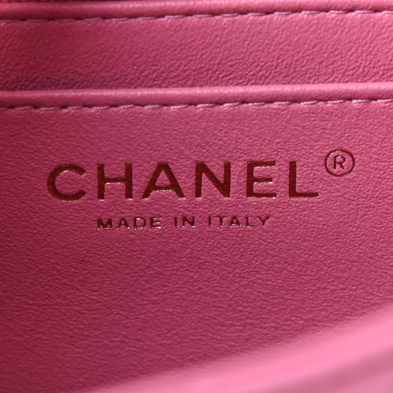 Chanel Lambskin Quilted Mini Square Flap Pink 8 of 9