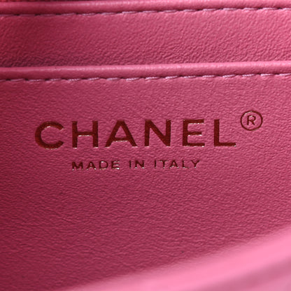 Chanel Lambskin Quilted Mini Square Flap Pink 8 of 9