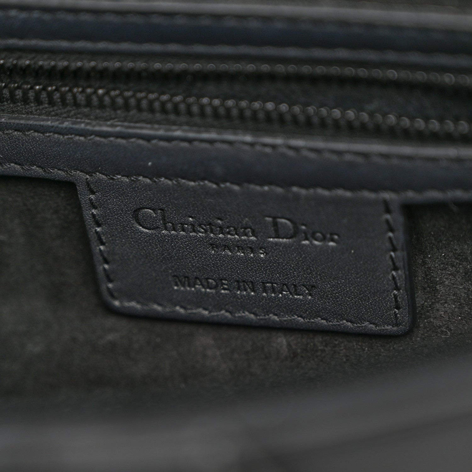 Christian Dior Ultra Matte Calfskin Saddle Bag Black 6 of 10