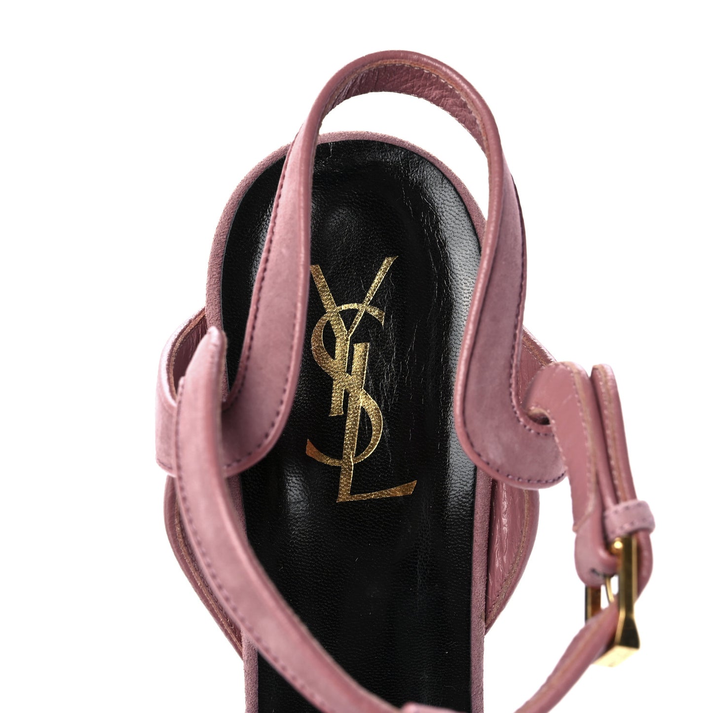Suede Tribute 105 Platform Sandals 40 Rose Dark