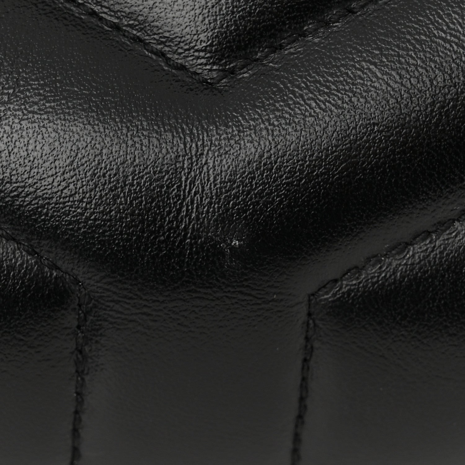 Saint Laurent Calfskin Y Quilted Monogram Toy Loulou Crossbody Bag Black 12 of 12