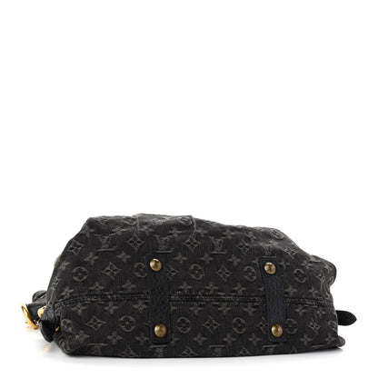 Louis Vuitton Denim Neo Cabby MM Black 4 of 11
