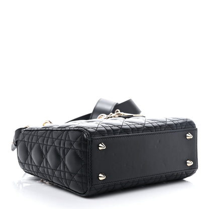 Christian Dior Lambskin Cannage Small My ABCDior Lady Dior Black 4 of 12