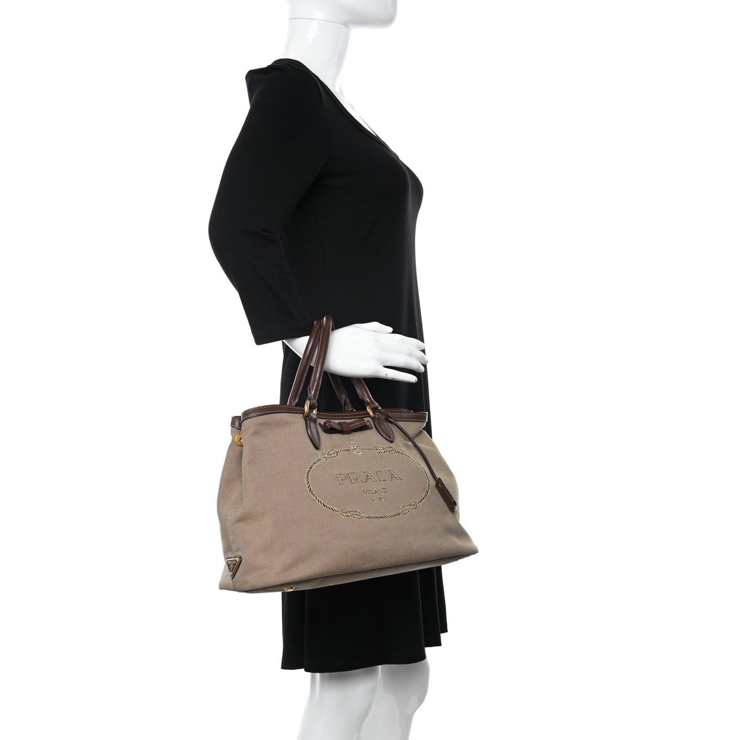 Jacquard Logo Tote Moro