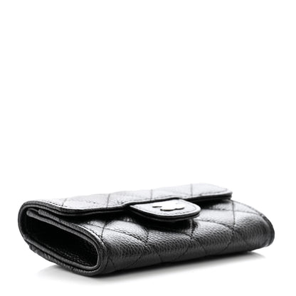 Chanel Caviar Quilted Flap Card Holder Wallet Black 4 of 9
