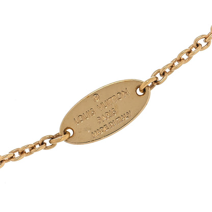Louis Vuitton Metal Flowerful Choker Necklace Gold 5 of 7