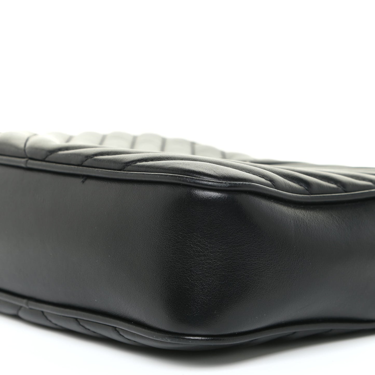 Calfskin Matelasse Monogram Lou Camera Bag Asphalt