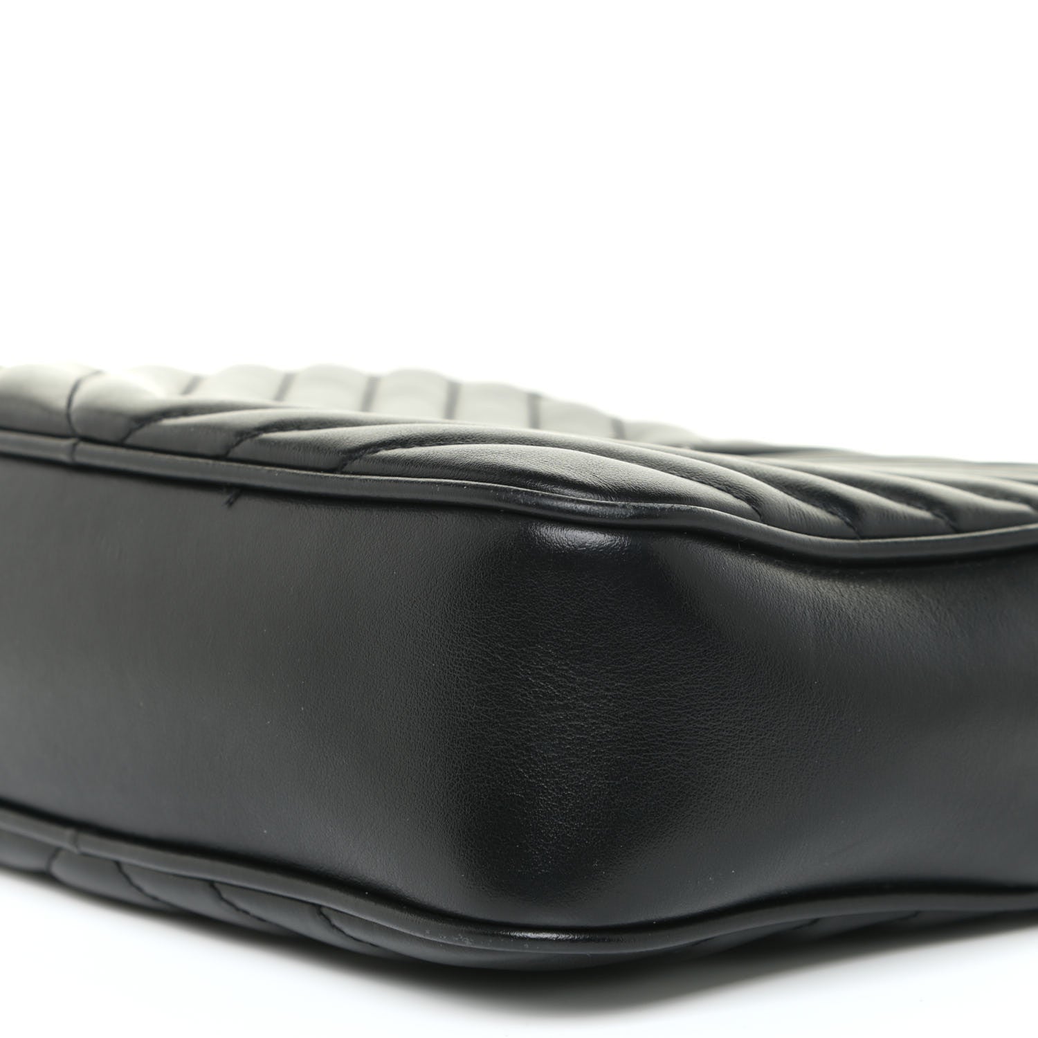 Saint Laurent Calfskin Matelasse Monogram Lou Camera Bag Asphalt 6 of 16