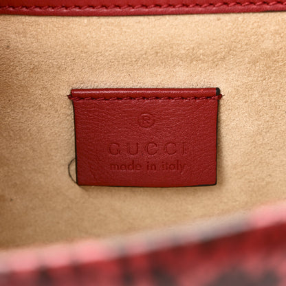 Gucci Snakeskin Mini Dionysus Shoulder Bag Red 6 of 10