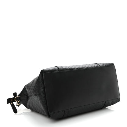 Gucci Soft Microguccissima Large Dome Satchel Black 4 of 16