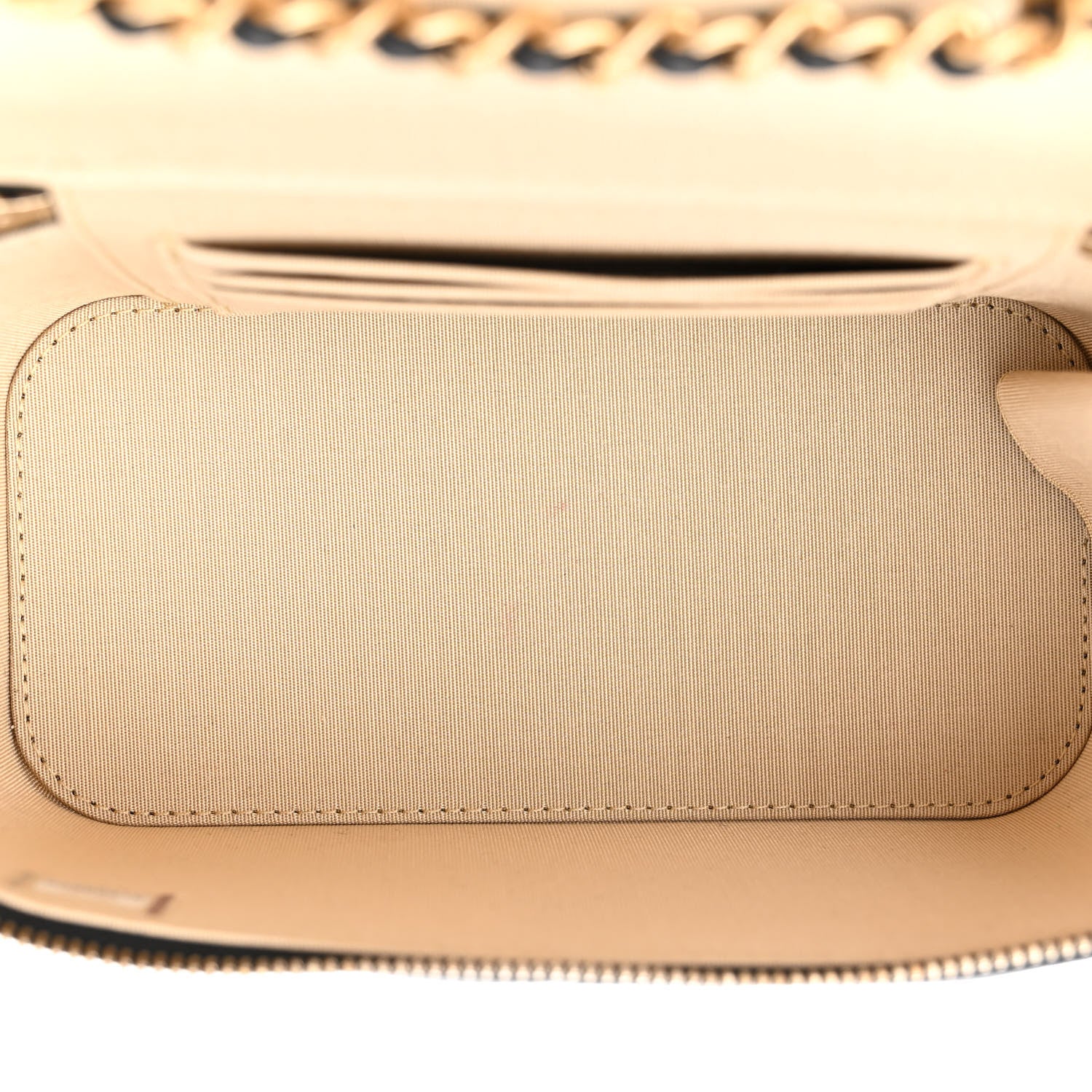 Chanel Lambskin Quilted Small Pearl Crush Vanity Case With Chain Black 5 of 11