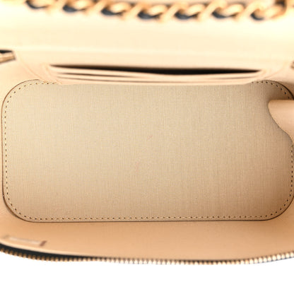 Chanel Lambskin Quilted Small Pearl Crush Vanity Case With Chain Black 5 of 11