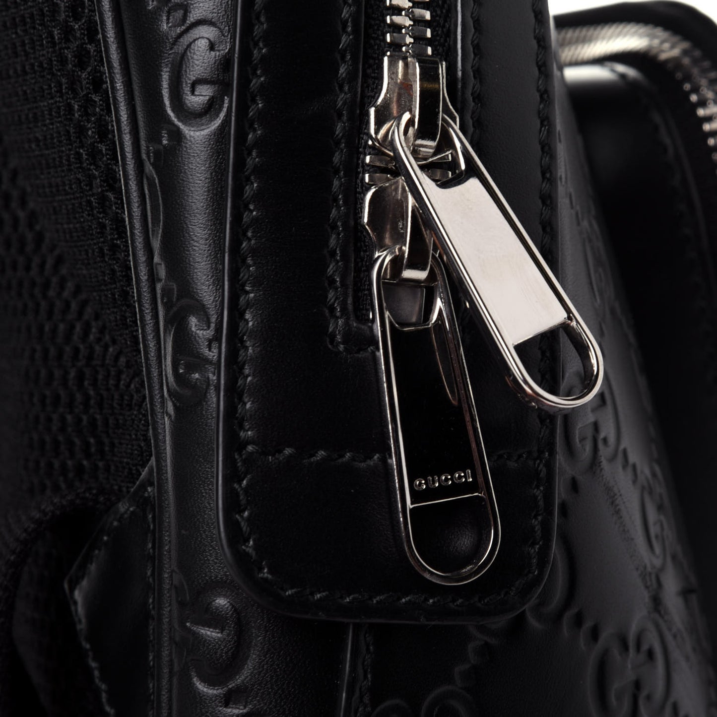 Guccissima Signature Small Day Backpack Black
