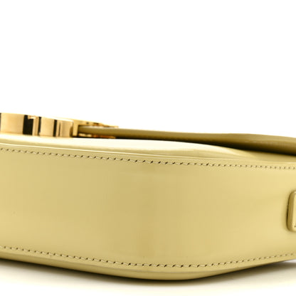 Celine Shiny Calfskin Triomphe Shoulder Bag Papyrus 11 of 12