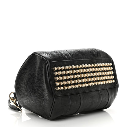 Alexander Wang Pebbled Lambskin Rocco Black Pale Gold Hardware 3 of 10