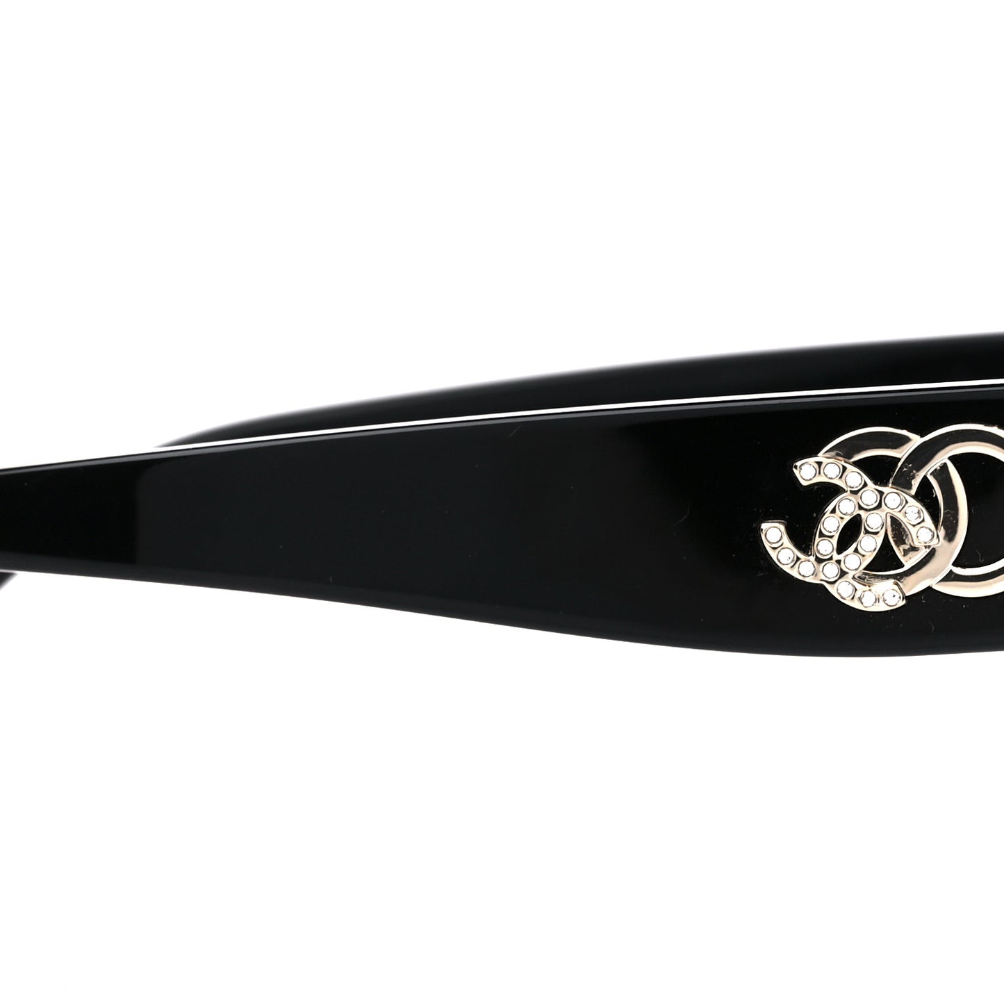 Acetate Oval CC Sunglasses 5468-B Black