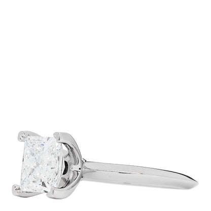 Tiffany Platinum Diamond 2.08ct Princess Cut Solitaire Engagement Ring 48 4.5 3 of 7