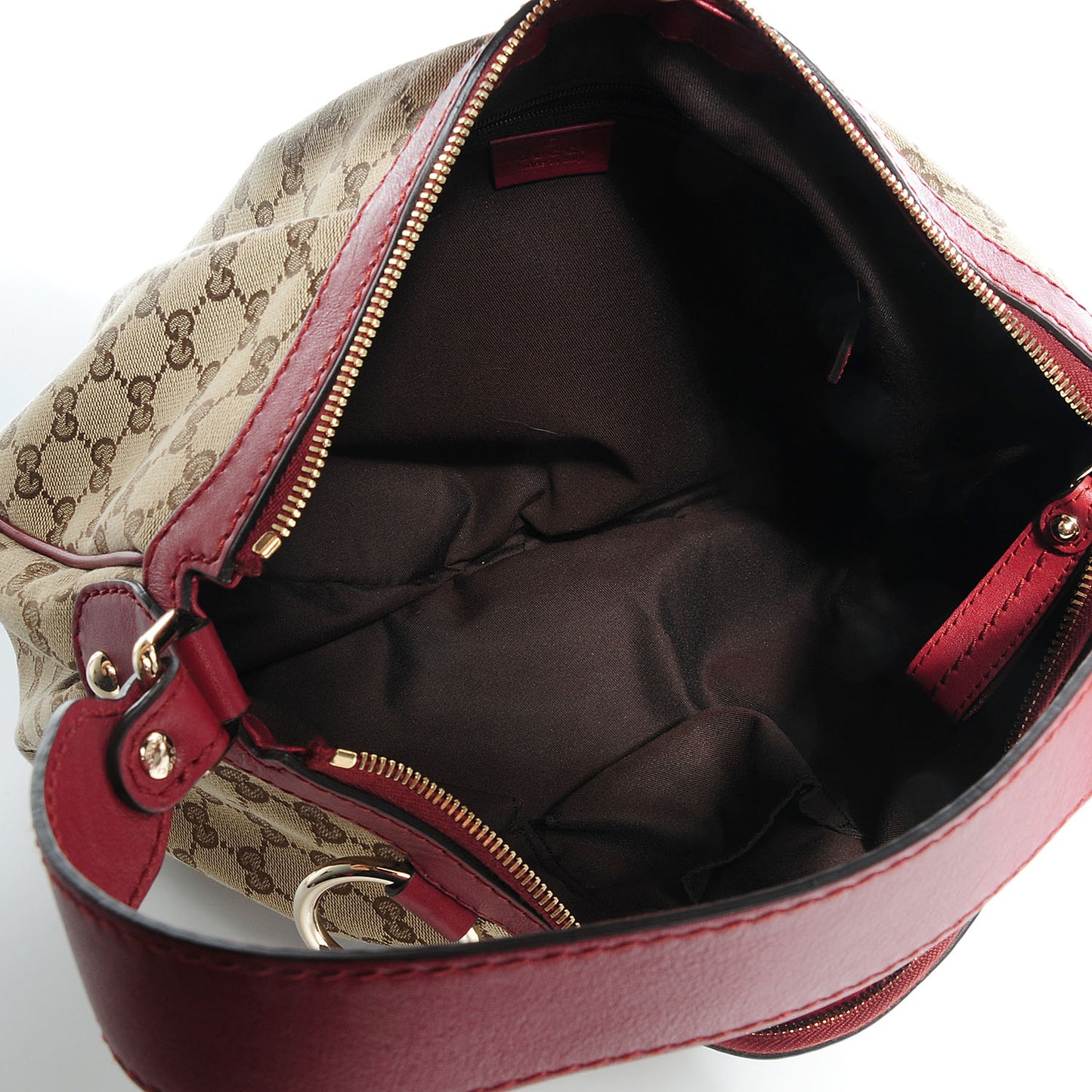Monogram Medium Sukey Hobo Red