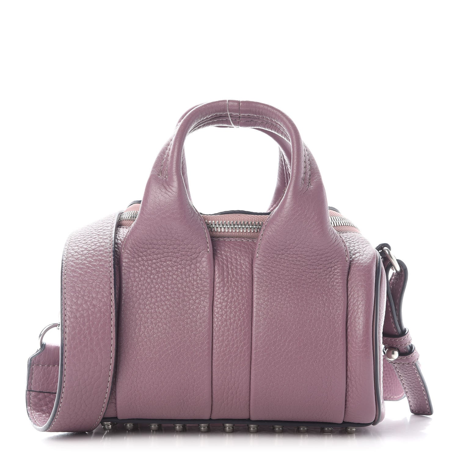 Alexander Wang Pebbled Lambskin Mini Rockie Mauve Rhodium Hardware 1 of 8
