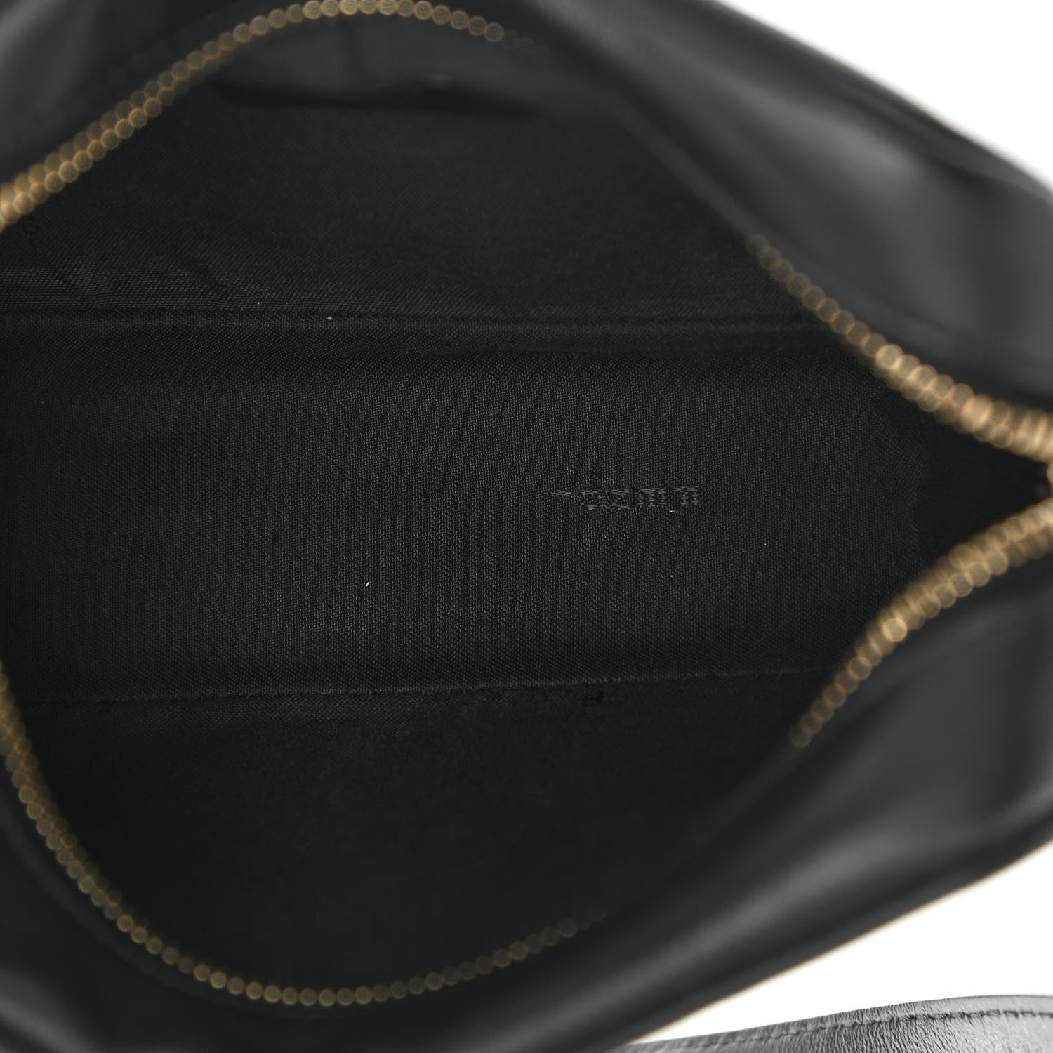 Fendi Vitello Century Bi-Color FF 1974 Embossed Mini Camera Case Maya Black 5 of 11