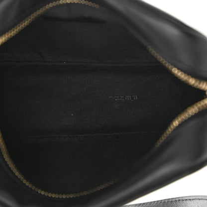 Fendi Vitello Century Bi-Color FF 1974 Embossed Mini Camera Case Maya Black 5 of 11