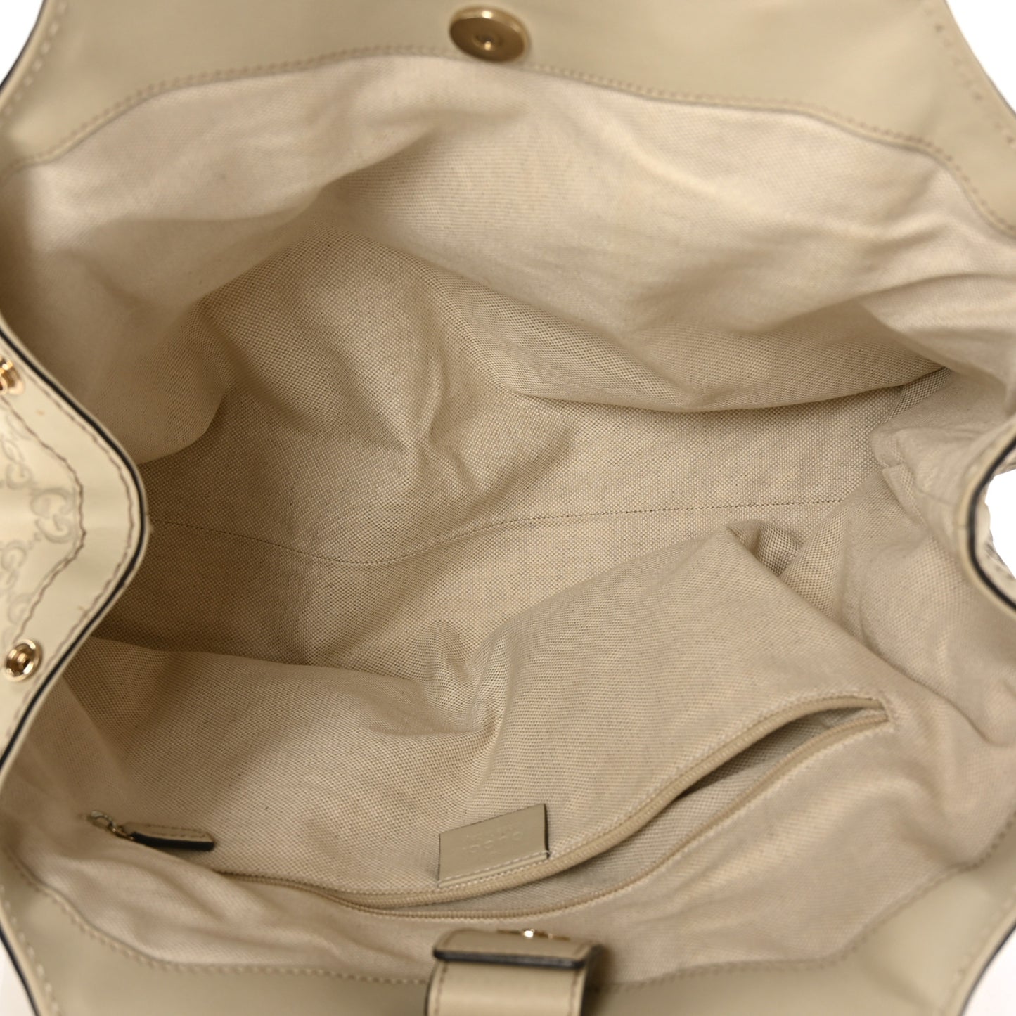 Guccissima Medium Sukey Tote Mystic White