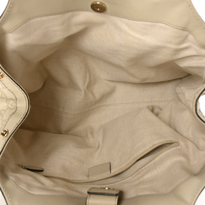 Gucci Guccissima Medium Sukey Tote Mystic White 5 of 10