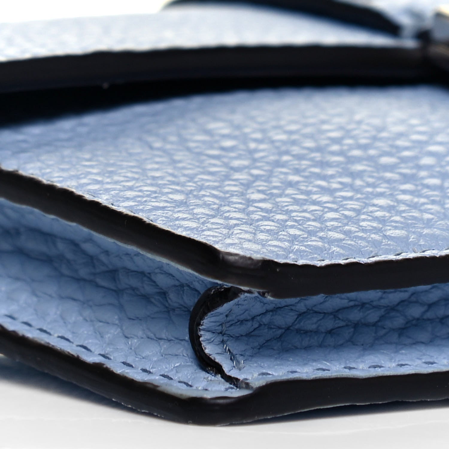 Fendi Cuoio Romano Selleria Baguette Belt Pouch Azzurro Sky 7 of 8