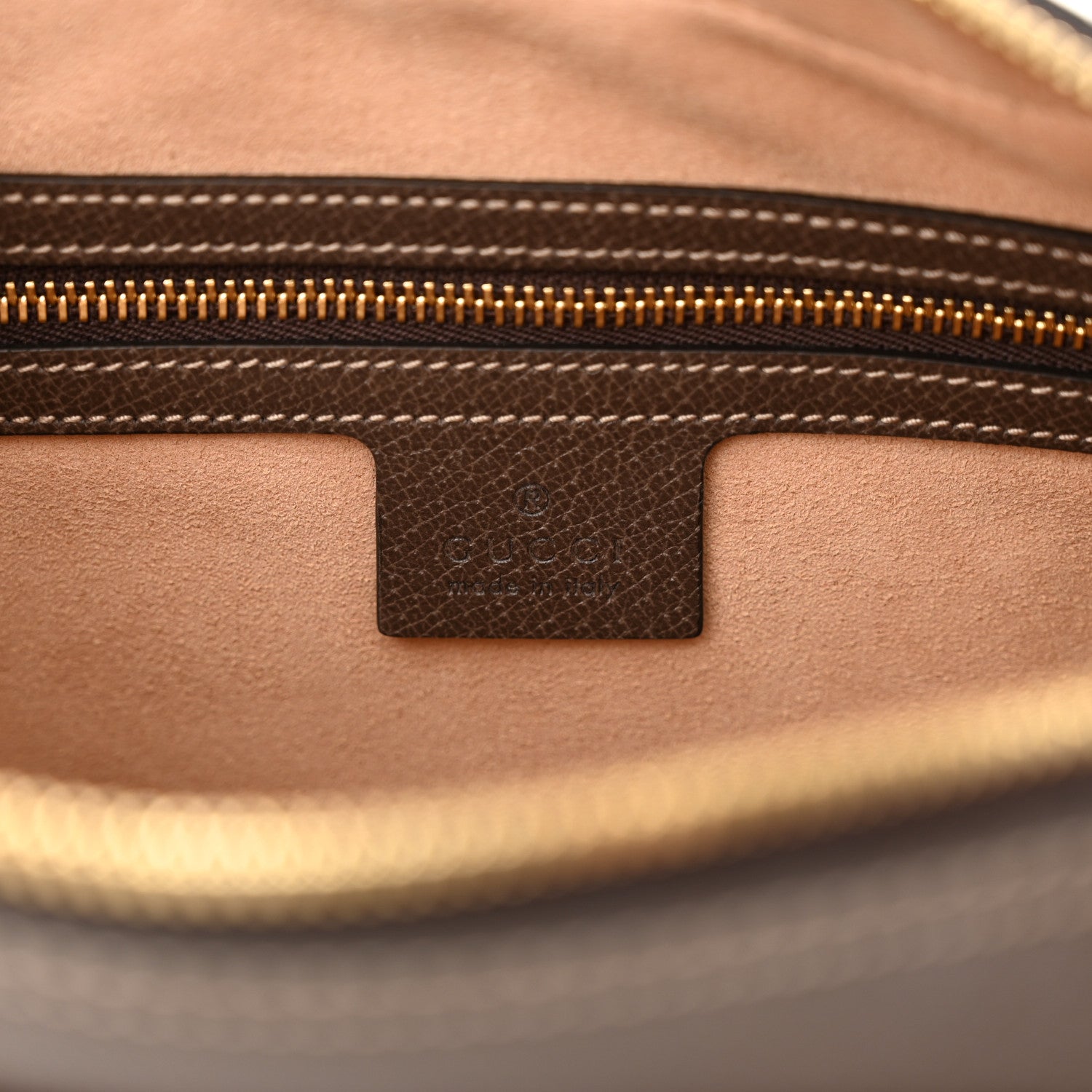 Gucci GG Supreme Monogram Web Small Ophidia Shoulder Bag Brown 6 of 10