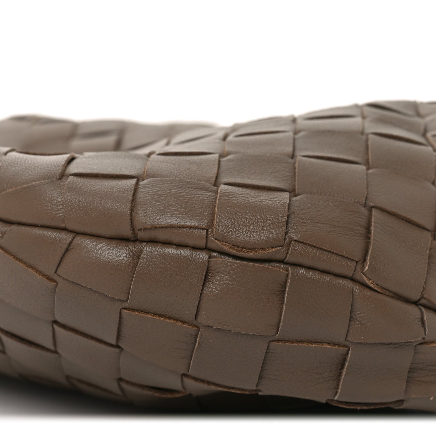 Nappa Intrecciato Mini Jodie Dark Taupe
