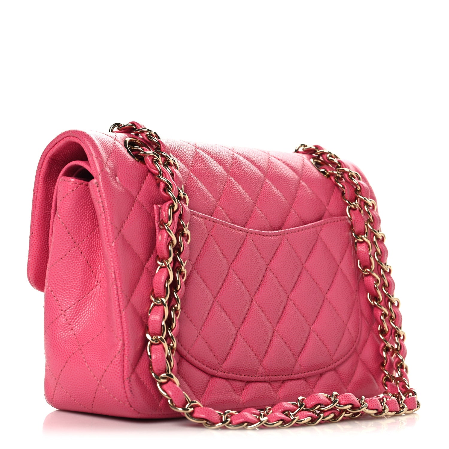 Chanel Caviar Quilted Small Double Flap Pink 3 of 11