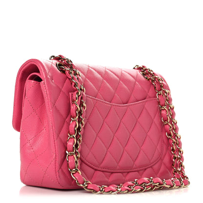 Chanel Caviar Quilted Small Double Flap Pink 3 of 11