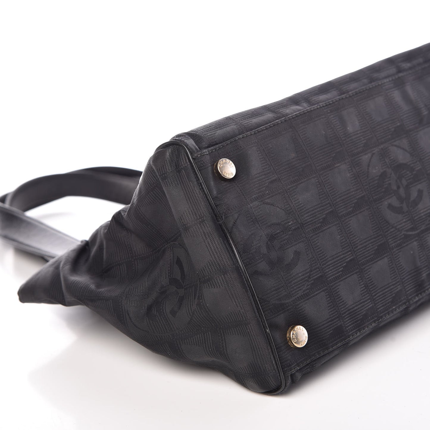 Nylon Travel Shoulder Bag Black