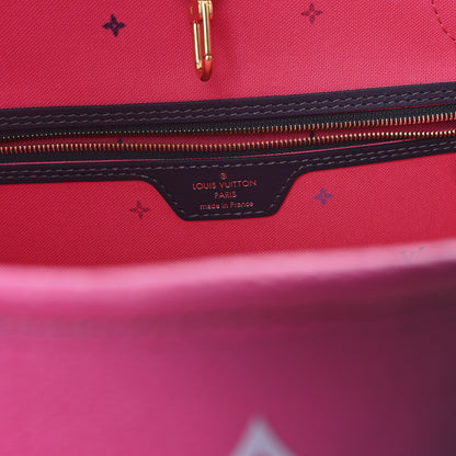 Louis Vuitton Monogram Giant Spring In The City Neverfull MM Midnight Fuchsia 5 of 8