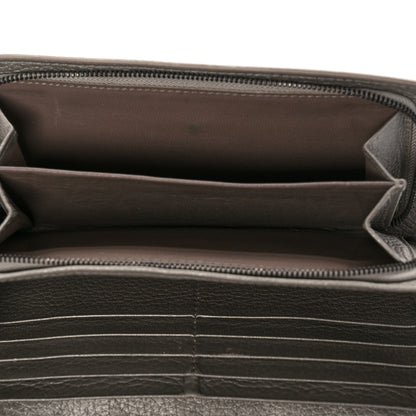 Bottega Veneta Metallic Nappa Intrecciato Ayers Continental Wallet Petale 5 of 9