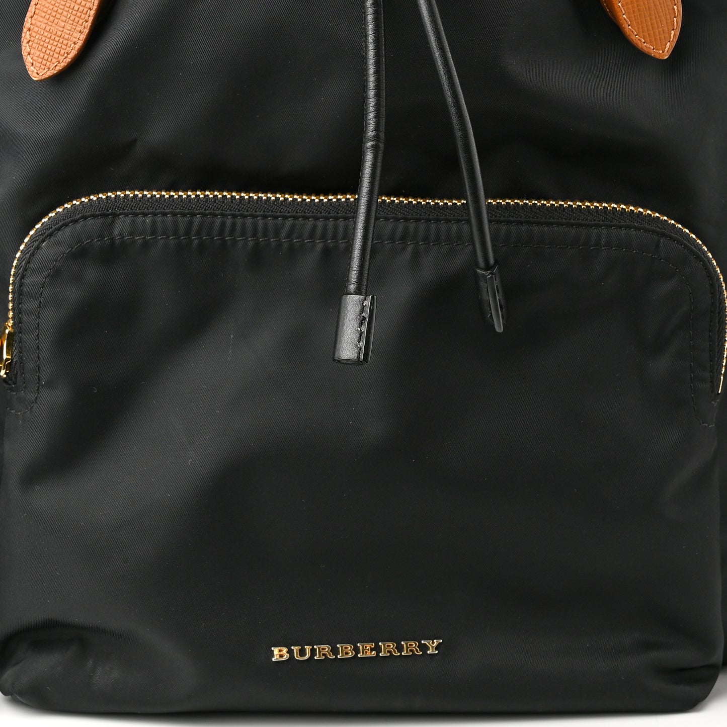 Nylon Large Rucksack Backpack Black